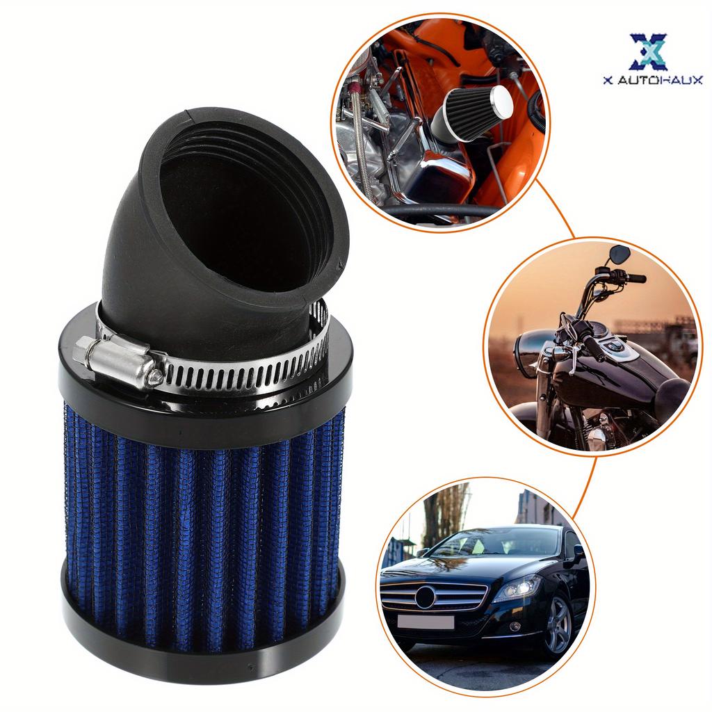 Motorcycle Air Filter Universal 28mm to 48mm Air Filters Pod Inner Dia 45 Degree for HONDA for YAMAHA for SUZUKI ATV SSR Air Filters 7