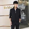 Trendy Three-Stripes Unisex Sports Suit: Customizable LOGO for Spring & Autumn