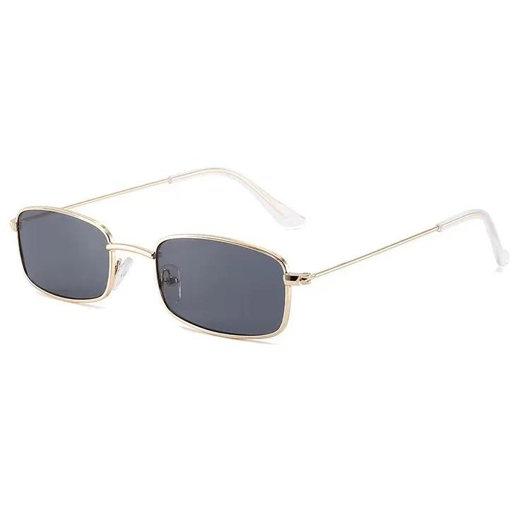 New Small Frame Rectangle Sunglasses Women Fashion Metal Frame Square Sun Glasses Men Classic Vintage Eyewear UV400 Gafas De Sol