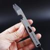 Hamans Titanium Prybar EDC with Bottle Screwdriver and Clip Function Multi-Tool Opener, Wrench,