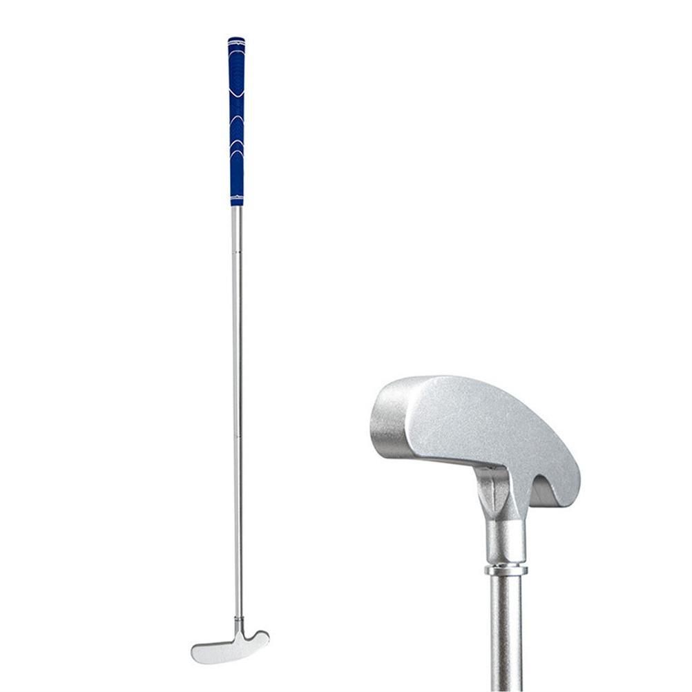 TOMTOP JMS Afneembare drieledige putter, draagbare aluminiumlegering, ambidextre golfoefenclub (1 club), blauw, 86,5CM Red