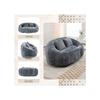 Sofa Bean Bag Loveseat Recliner durable et confortable (Chenille grise)