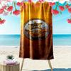 FC. Hansa Rostock Print Strandtuch, Großes Weiches Schnelltrocknendes Handtuch für Strand Camping Schwimmen