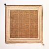 1116 Summer New Versatile Fringed Pendant, Medium Square Scarf, Women's Retro Literary and Artistic Style Neck Protection, Silk Scarf, Scarf Wholesale