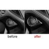 For Subaru Crosstrek 2024-2025 Real Carbon Fiber One-Button Start Switch Ring