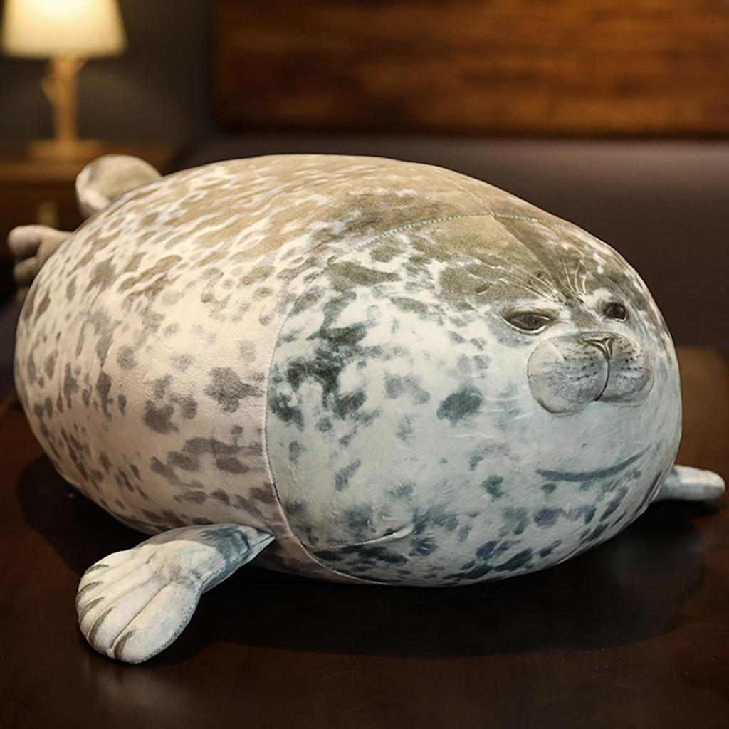 20cm Angry Blob Seal Polštář Chubby 3D Novinka Lachtan Plyš Dárky pro miminko Panenka Holčičky Stuffed Thro J1R2