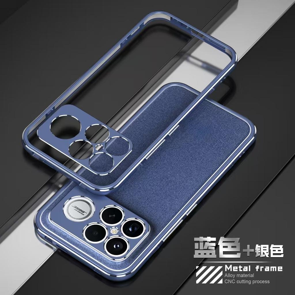 Hoesje voor POCO F9 F8 Ultra Pro Lichtgewicht Aluminiumlegering Frame Warmteafvoer Valbescherming Cover Schokbestendige Bumper Funda