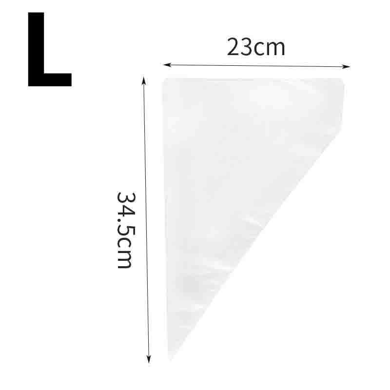 100Pcs Disposable Piping Bags Thickened Pastry Decorating Bags Cake Icing Frosting Bags Baking Tools Kitchen Accessories