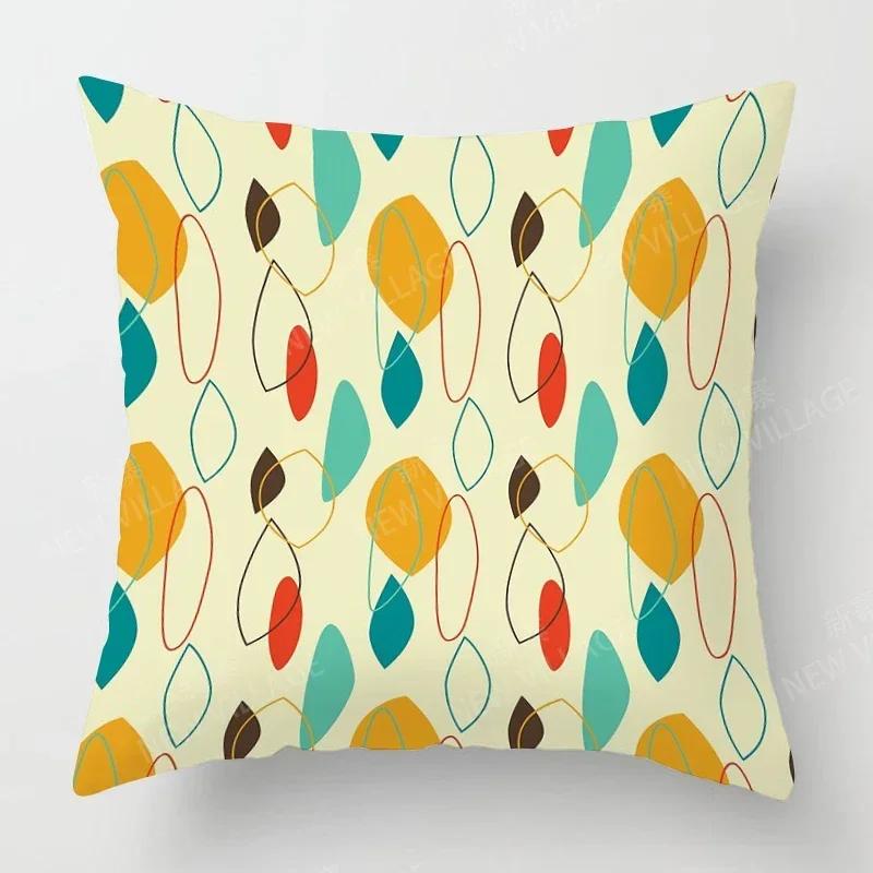 Nordic Fall Home Decor Autumn Throw Pillow Case Sofa Cushion Cover Modern