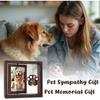 Pet Memorial Frame for Dogs - Dog Memorial Gifts for Loss of Dog, Loss of Pet Sympathy Gift Remembrance Bereavement Passing Away Gifts in Memory of