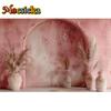 Mocsicka Photography Background Wedding Maternity Adult Kids Art Portrait Decor Vintage Bohe Red Arch Wall Backdrop Photo Studio