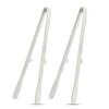 2Pcs Silicone Grill Tongs Non-Stick Food Bread Clip Heat Resistant BBQ Salad Cooking Serving Clamp Steak Pasta Clip For Kitchen