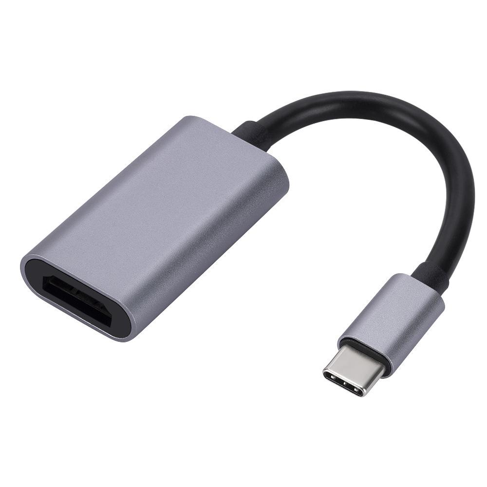 Aluminum Type-C to HDMI 4K Adapter Cable for Mobile Phones and Laptops