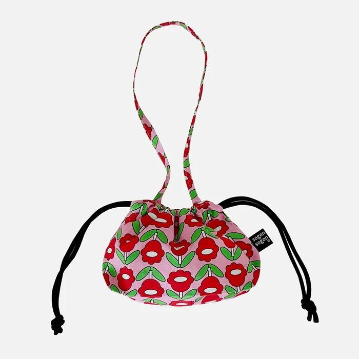 pop flower mini string bag