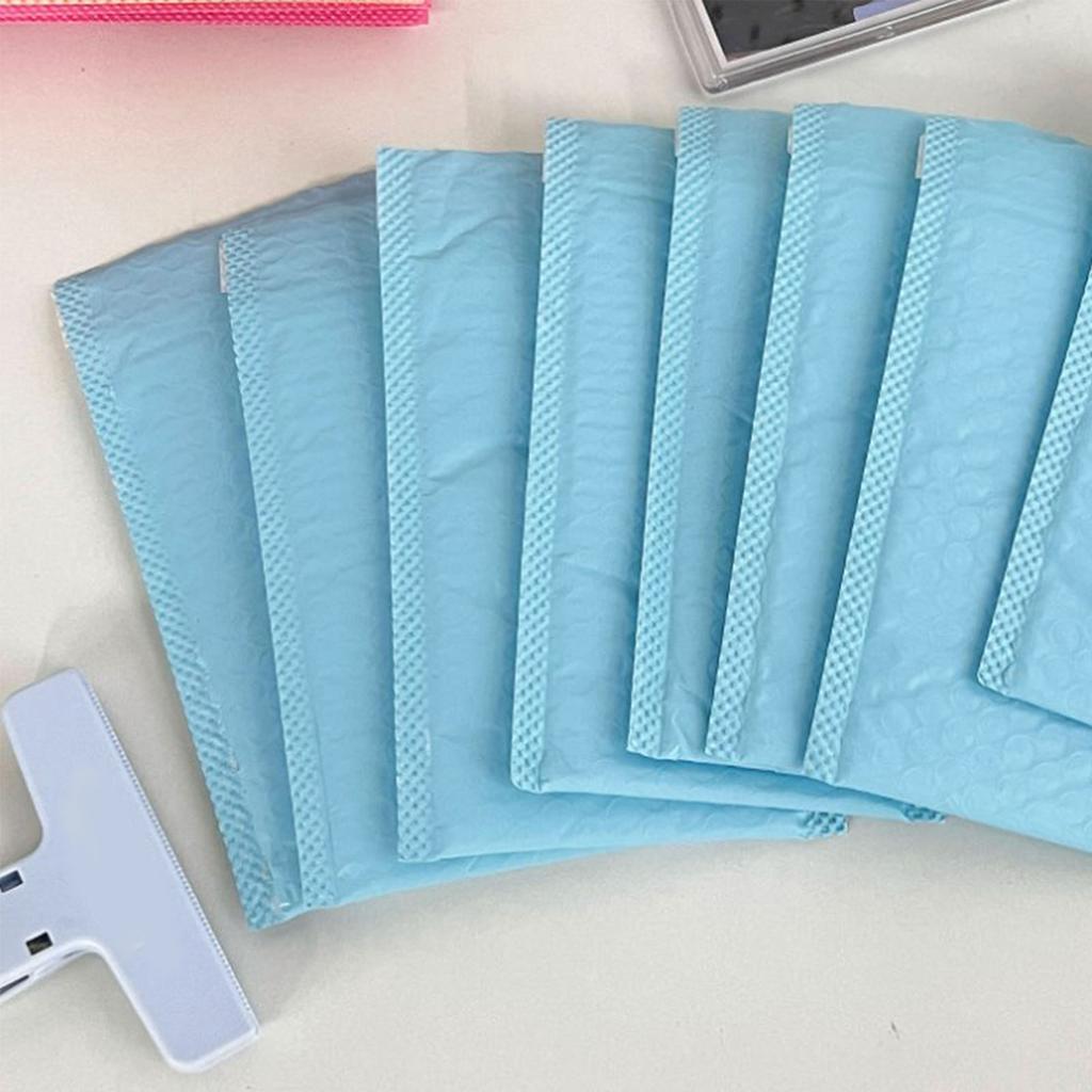 Luftpolsterversandtasche Blau PE Verdickt Stoßfest Luftpolsterumschläge für Handyhülle Karten Verpackung