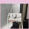 Chic Pu Crossbody Bag Stylish Vintage Small Square Handbag For Trendy Women
