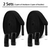 2Pair No Tie Shoe Laces Lock Shoelaces Without Ties Elastic Laces Sneakers Tennis Kids Adult Flat Shoelace Shoes Accessories