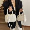 Bolso de mujer de gran capacidad 2026 nuevo coreano versátil moda casual para ir al trabajo al hombro cruzado portátil tipo caparazón