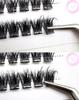 No Glue Needed Self Adhesive Press-On DIY Cluster Lashes Apply Directly Private Label Korean PBT Fiber Ultra Light Eyelashes