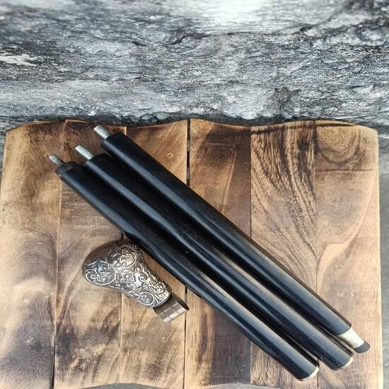 Messingkopf Griffstil Designer Viktorianischer Holzspazierstock Schaft Stock Geschenk