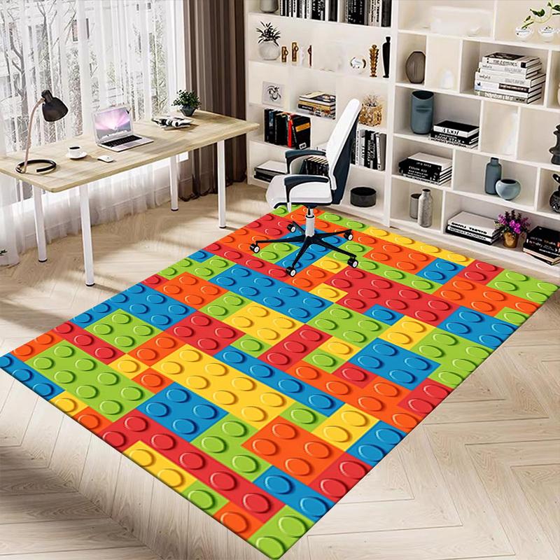 1PC brick pattern Extra Large Non Slip Floor carpet, Office, family, Studio   Large Area Rug Indoor Rugs, Bold Statement Piece