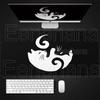 Black and White Cat Cute Mouse Pad Large Kawaii Yin-yang DeskMat Laptop Office XXL PC Gamer Non-slip Keyboard Gaming Accessories