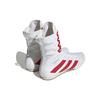 Adidas Box Hog 4 Non-Slip High-Top Boxing Shoes Unisex Shoes White Red HP9613