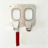 Key Rack for Wall with Metal Aviation Style Detail, Entryway Storage Holder for Hallway, Office, and Home Access