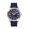 Combat Pro Rubber Strap Blue Dial Quartz 7056.1835 100M Men's Watch