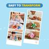 Robocar Poli Transforming Robot, Helly 4" Transformable Helicopter Action Toy Figure Vehicles, Emergency Vehicle Playset, Holiday Birthday Rescue Car 