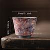 50ml Ceramic Rock Mineral Tea Cup Household High-end Kiln Turned Tea Cup Drinking Tea Cups Teaset Drinking Utensils