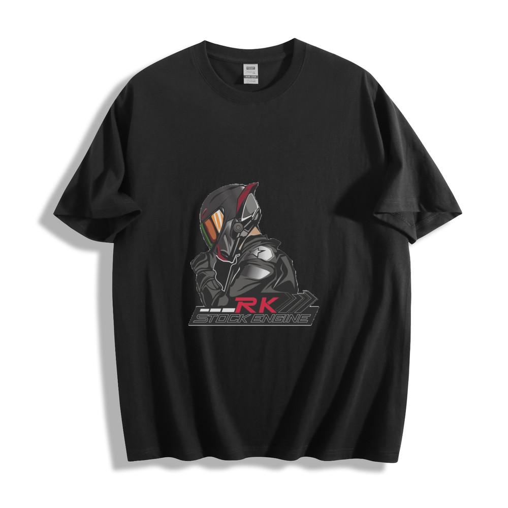

RK Stock Engine T-Shirt - Dynamic Biker Art Unisex Tee 3XL