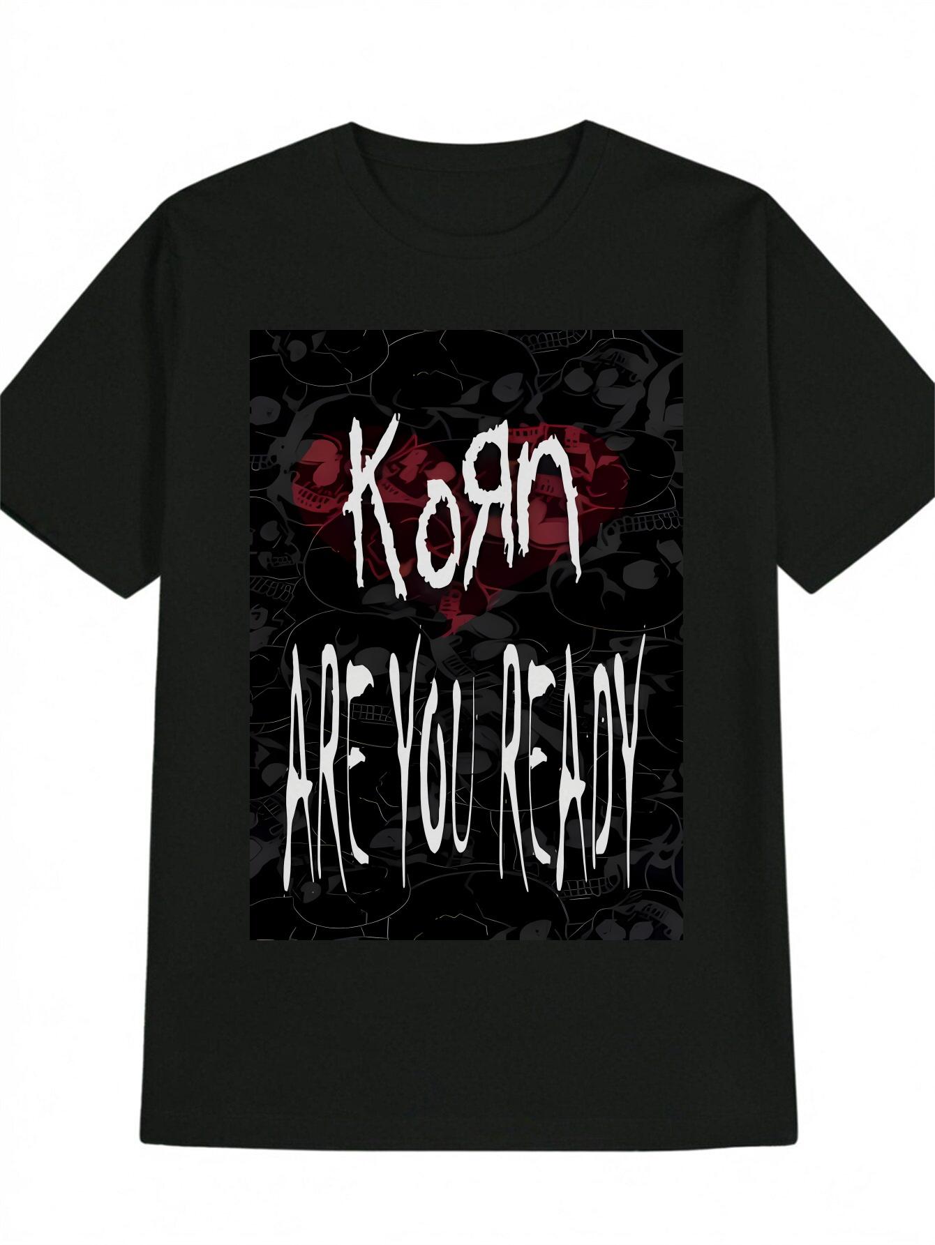 Casual Short Sleeve T-shirt with Skull & Floral Graphic Print M