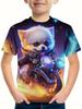 Children's Clothing Clothes For Boy Short Sleeve Boy Child Tee Shirt Kids Clothes 3D Print Fashion O-Neck Girls Summer Clothes