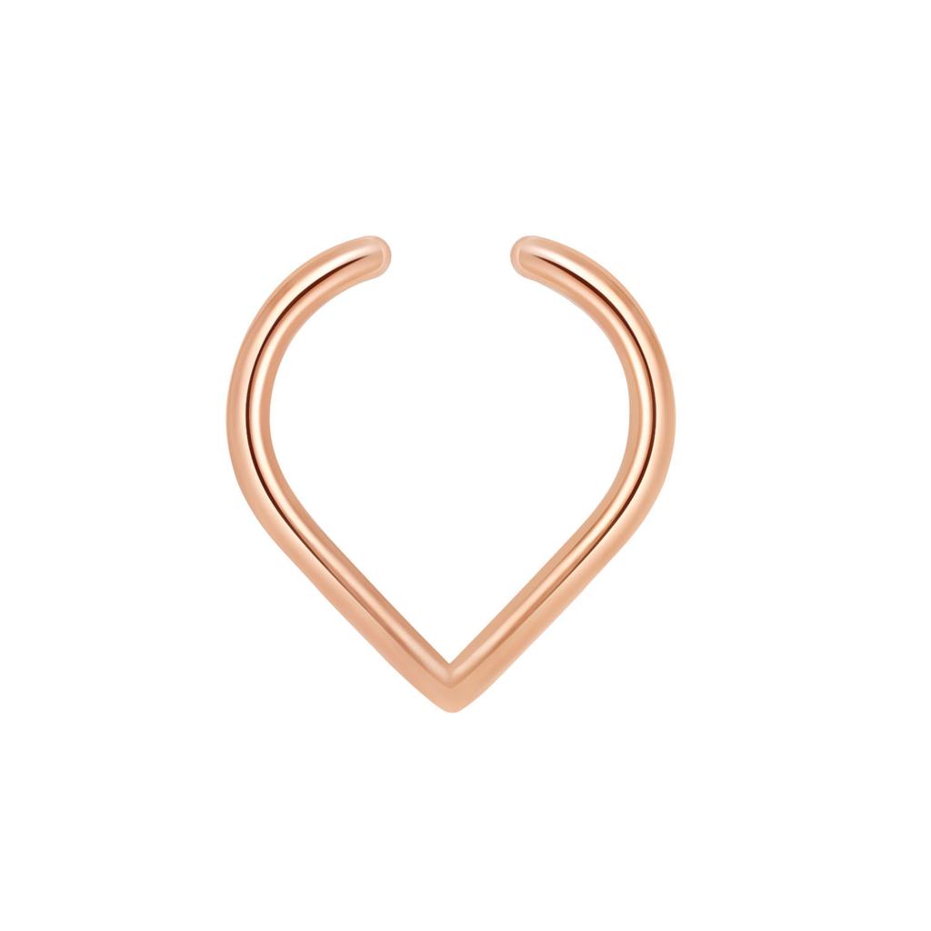 5Pcs New Stainless Steel Faux Septum Ring for Women Men Fake Non-Piercing Nose Ring Jewelry Non-Pierced Clip on Nose Ring Hoop
