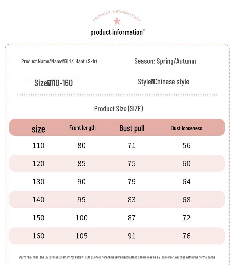Anneyol Girls' Summer Chinese Style Hanfu Princess Dress