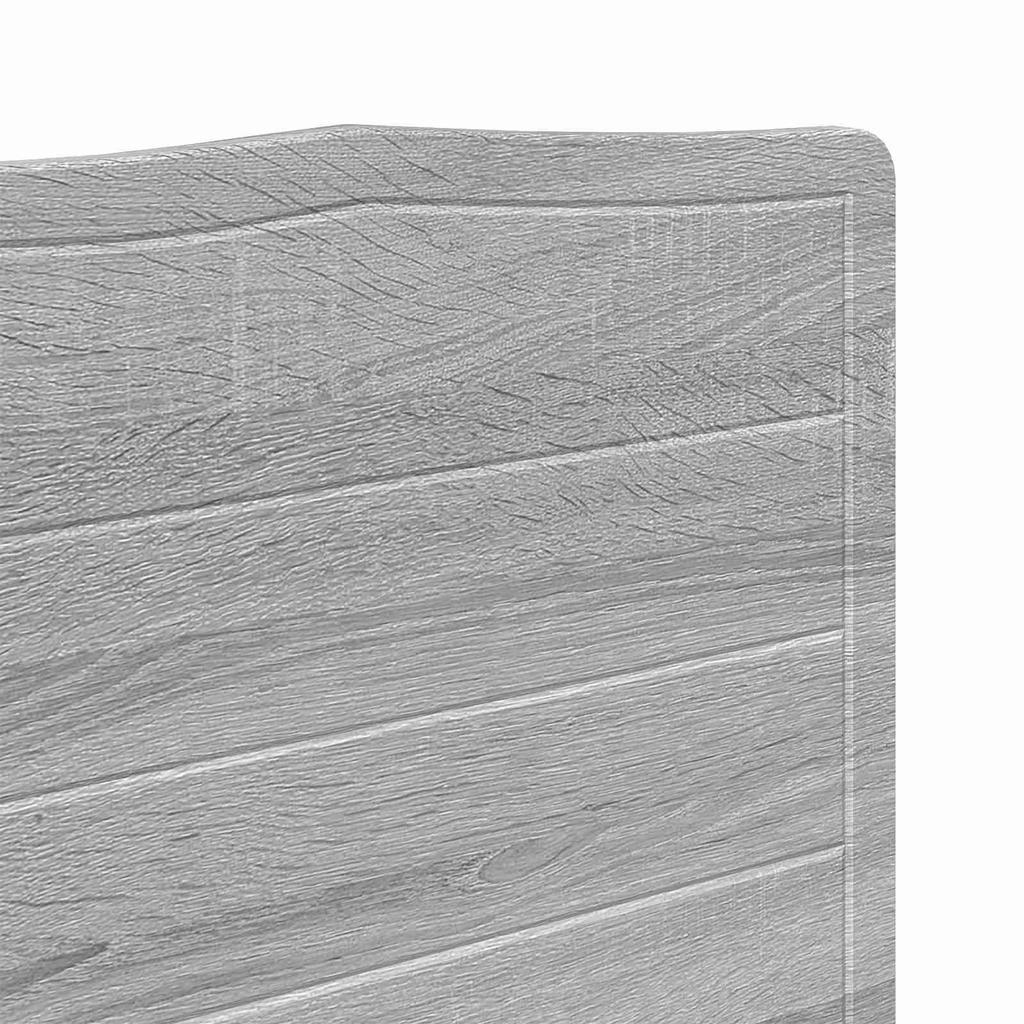 Headboard Grey Sonoma Wood Based Material