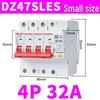 Delixi 220V Miniature Air Switch Circuit Breaker 2P with Leakage Protection, 1P+N, 3P, 4P.