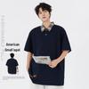 Baleno Retro Plaid Print Short Sleeve Polo Shirt