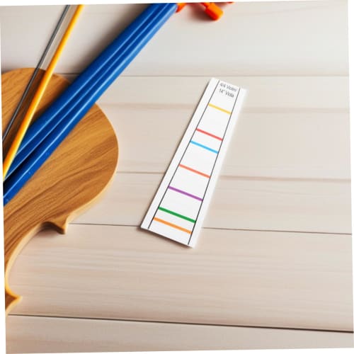 ERINGOGO 2 Pieces Violin Handle Stickers, Pitch Stickers, Transparent Guide, Positioning, Violin Note Stickers, Violin Fretboard Stickers, Scale Learn