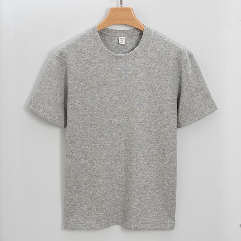 Oboustranné bavlněné tričko Pánské tričko s polovičním rukávem 300 g Bavlna Pánské tričko se zesíleným kulatým výstřihem a krátkým rukávem