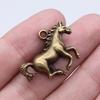 Metal Horse Pendant Retro Horse Charm Vintage Running Horse Pendant for Jewelry Making DIY Earrings Keychains Necklaces Craft Projects