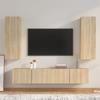 VidaXL 4-piece TV Unit Set Sonoma Oak Engineered Wood 3114200