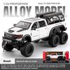 Large Size 1/24 Dodge Mammoth 6X6 Off-road Pickup Truck Children's Toy Car Simulation Alloy Car Model Ornament Boy Gift