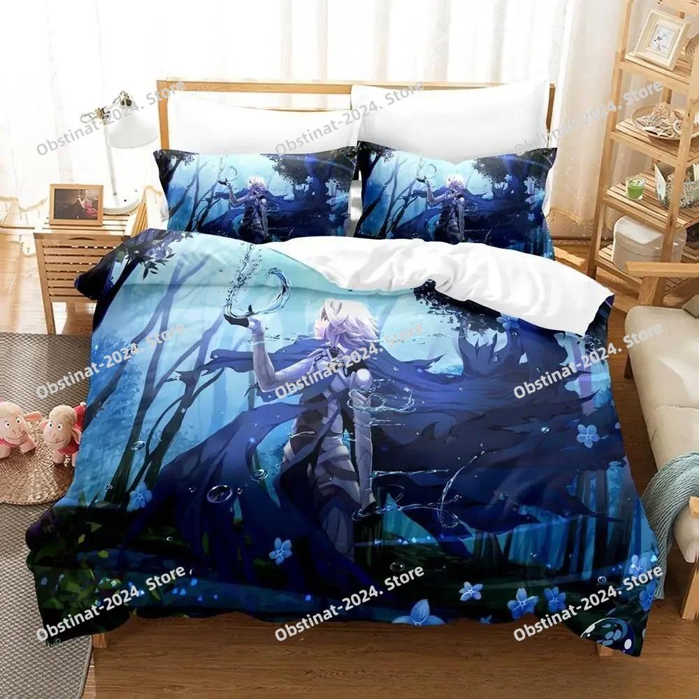 Game Fire Emblem Engage Bedding Set Printed Bed Set Duvet Cover Sheet Pillowcase Bed Soft Quilt Cover Full Queen King Size