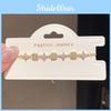 Floral Jewelry Bracelet With Gold Plating For Women Gift Occasion