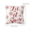 18x18inch Christmas Cushion Cover for Bedroom Holiday Decor