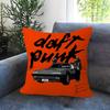Band ddDaft Cool Logo Punk   Pillow Gift Home Office Decoration Bedroom Sofa Car Cushion Cover Case 45x45
