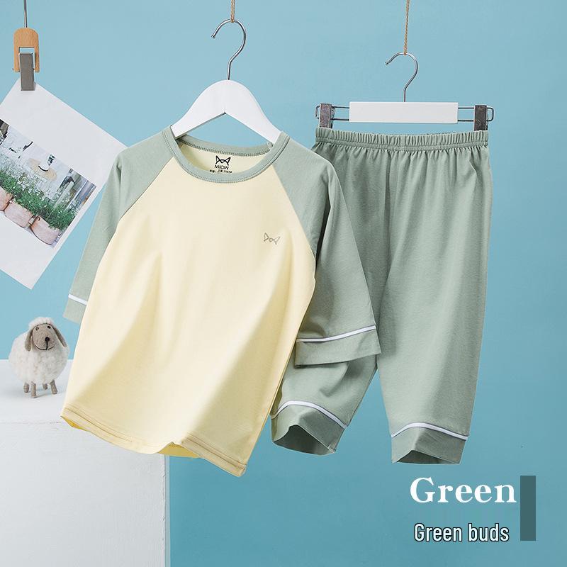 Combed Cotton Children's Pajama Set - Comfortable & Breathable for Boys & Girls