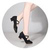 Escarpins Bas Pour Femmes Commerce Extérieur Nouveaux Semelle Souple Couleur Unie Cuir de Tête Lacets Croisés Bottines en Cuir Pour Femmes Talon Bas